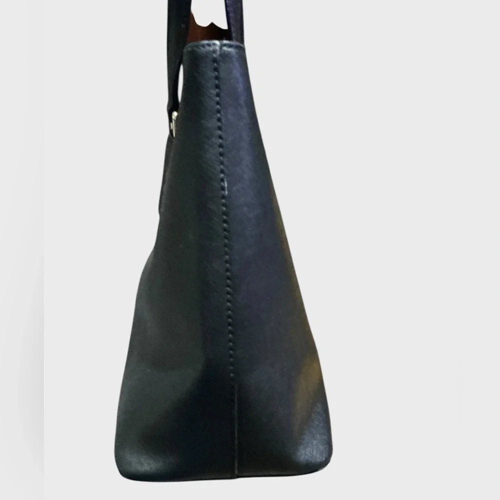 Kate Spade Saffiano Leather Tote Bag Black Work Office Everyday Carry